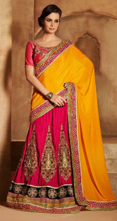 Latest Collection of Indian Lehenga Designs for wedding and Parties 2014- 2015 (16)