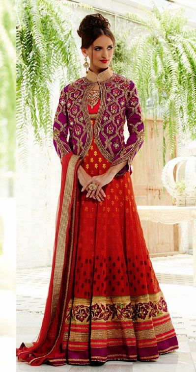 Latest Collection of Indian Lehenga Designs for wedding and Parties 2014- 2015 (35)
