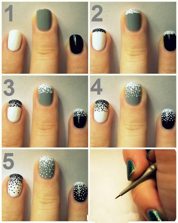 Step by Step Nail Art Picture Tutorial Best and Easy Designs To Try (15)