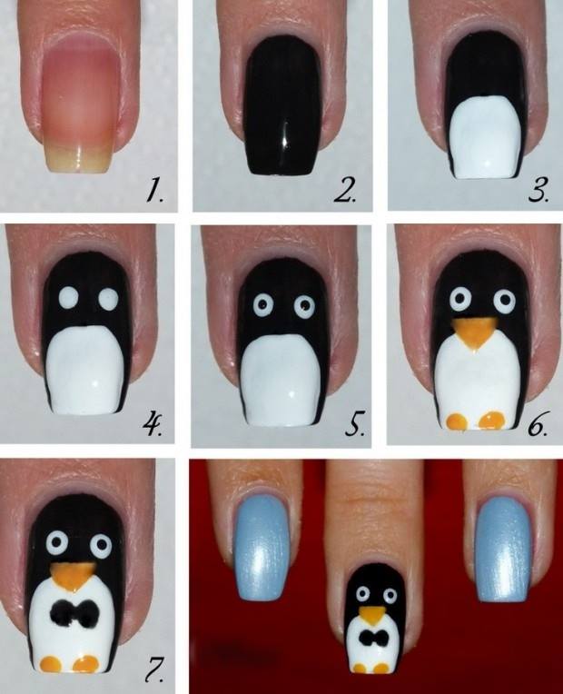 Step by Step Nail Art Picture Tutorial Best and Easy Designs To Try (20)