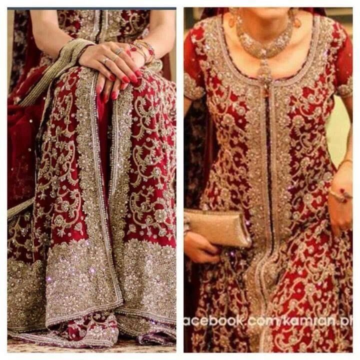 New Asian Barat Day Dresses Designs for Wedding Bridals Latest Collection 2015-2016 (28)