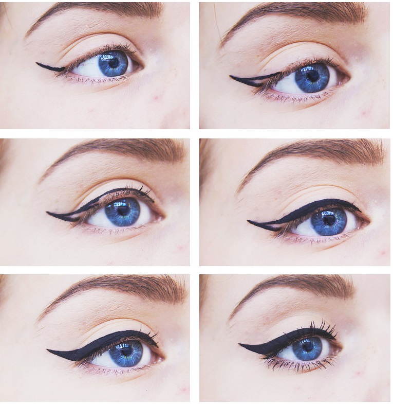 How to apply a perfect & flawless Eyeliner Step by Step Tutorial with Pictures (1)