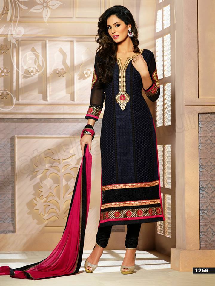 shoulder cut salwar suit