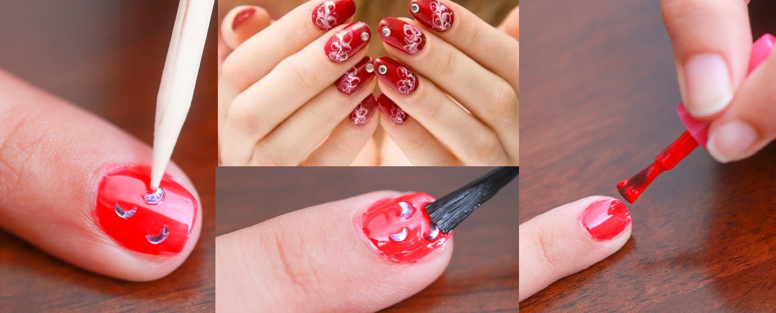 Step-by-Step Guide to Creating Glitter and Rhinestone Nail Art - wide 3