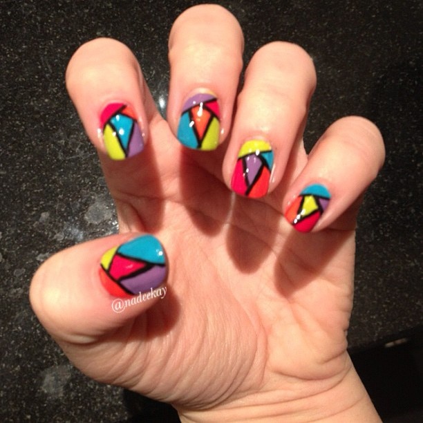 Stained Glass Nail Art (3)