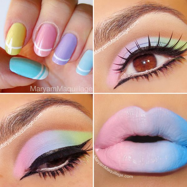 how to create pastel eyes & lips (2)