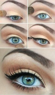 step by step pastel makeup for eyes (4)