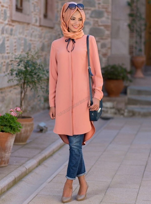 Latest Trends of Casual Wear Hijab Styles with Jeans 2016-2017 (4)