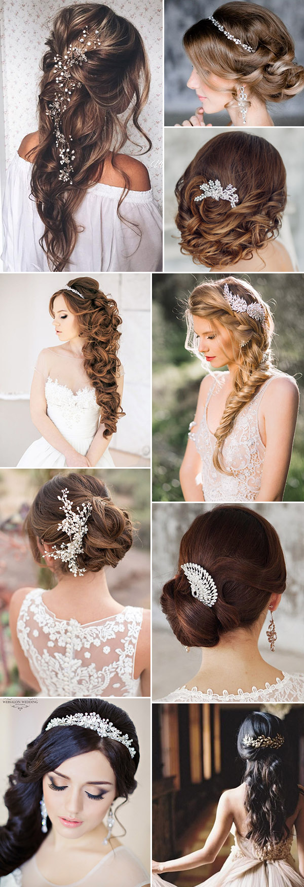 Floral Fancy Bridal Headpieces Hair Accessories 2022 Designs