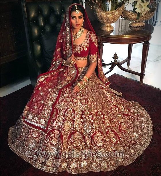 indian bridal lehenga designs 2018