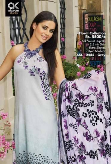 AlKaram Studio Trendy Winter Dresses Glamorous Fall Collection for Women 2014-2015 (21)