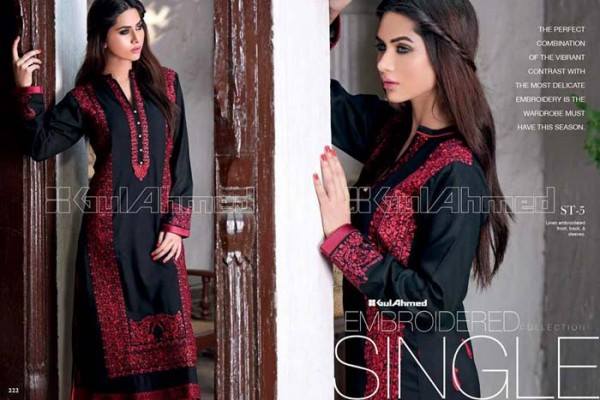 Gul Ahmed Best Winter Dresses Collection for Women 2014-2015 (23)
