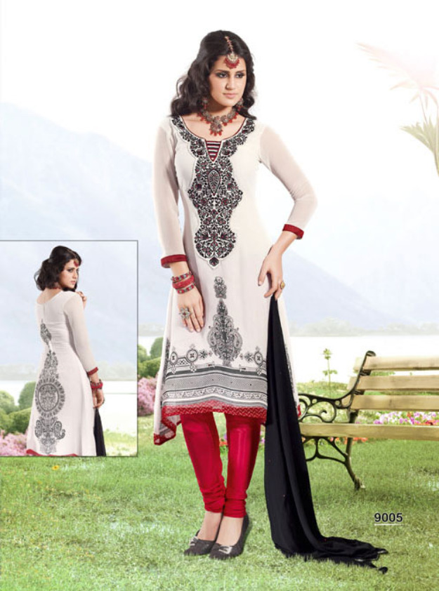 Latest Indian & Pakistani Best Neck-line (Gala) designs for Girls 2014-2015 (25)