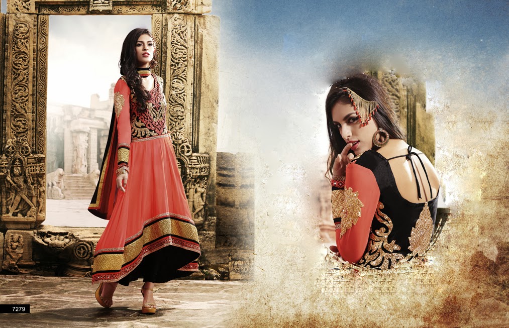 Latest Indian Jacket Style Dresses & Gowns Anarkali Suits 