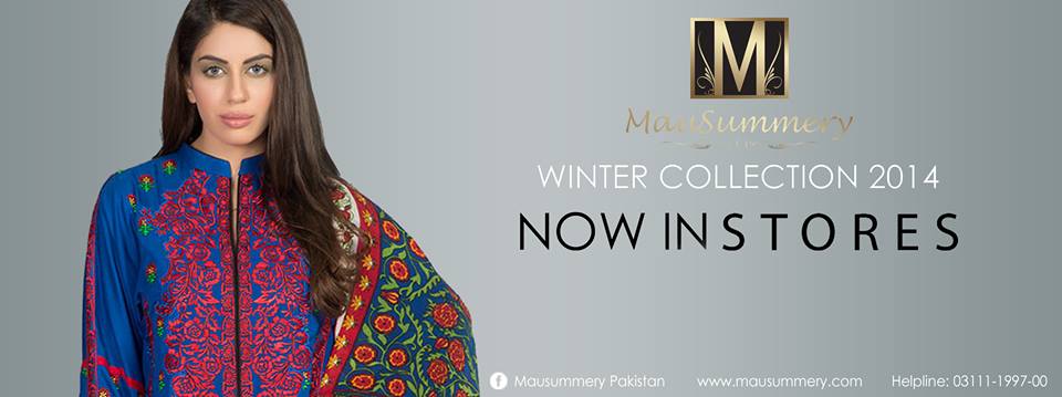 Mausummery Fall winter Dresses Collection 2014-15 with Prices for women (6)