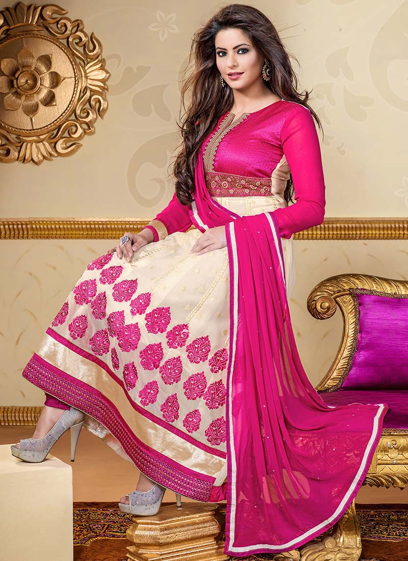 New Indian Kalidar Suits Salwar Kameez Dresses Collection for Girls 2014-2015 (12)
