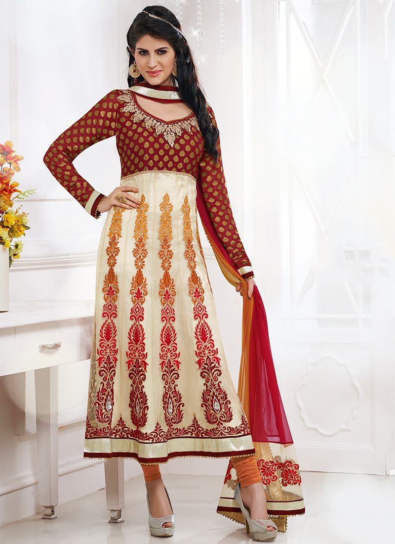 New Indian Kalidar Suits Salwar Kameez Dresses Collection for Girls 2014-2015 (3) - Copy