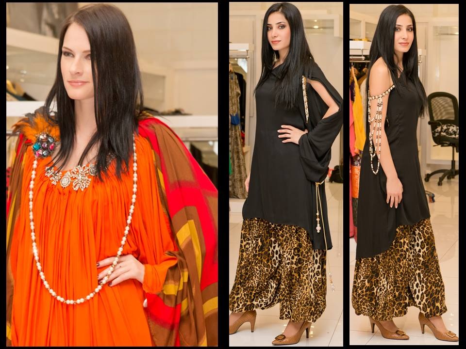New Trends of Women Fashion Kurtis with Palazzo Pants in Asian Countries for Girls 2014-2015 (26)