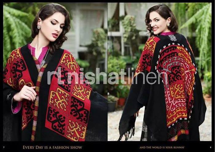 Nishat Linen Latest Winter Dresses Collection for Women 2014-2015 (10)