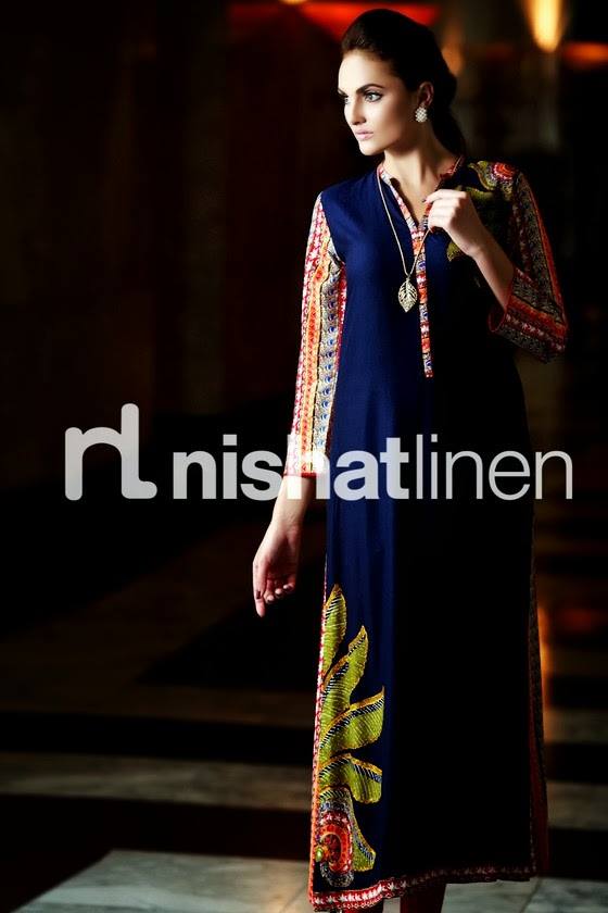 Nishat Linen Latest Winter Dresses Collection for Women 2014-2015 (15)