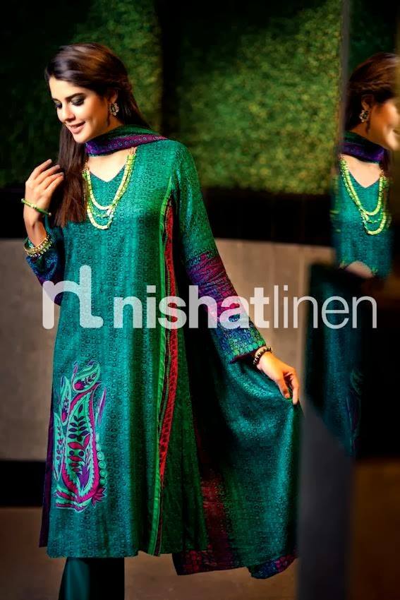 Nishat Linen Latest Winter Dresses Collection for Women 2014-2015 (25)