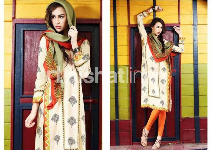 Nishat Linen Latest Winter Dresses Collection for Women 2014-2015 (3)