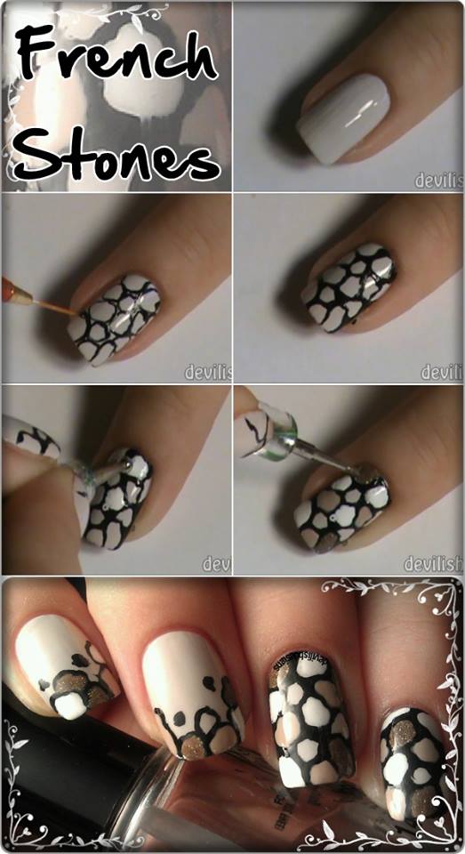Step by Step Nail Art Picture Tutorial Best and Easy Designs To Try (16)
