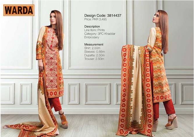WARDA Designer Ready To Wear Winter Dresses Collection 2014-2015 (16)