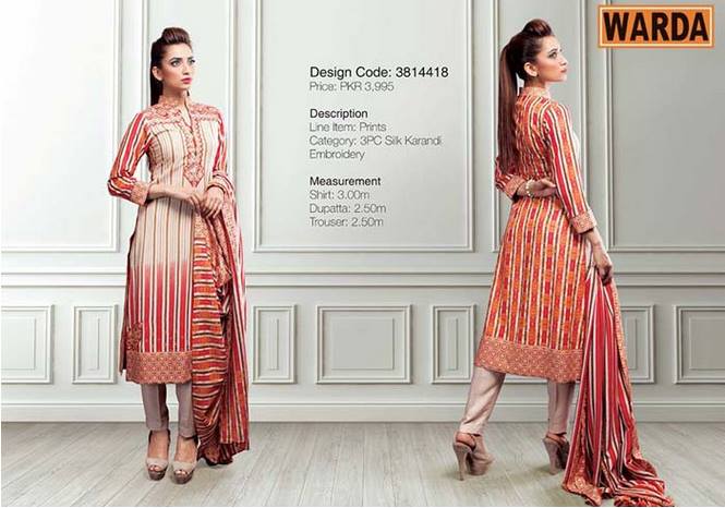 WARDA Designer Ready To Wear Winter Dresses Collection 2014-2015 (7)