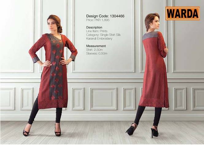 WARDA Designer Ready To Wear Winter Dresses Collection 2014-2015 (8)