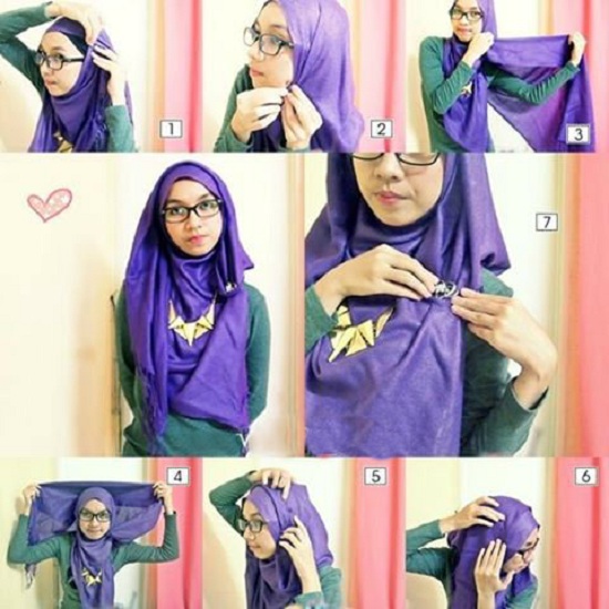 Latest Hijab Style DesignTrends & Tutorial For Girls 2015-2016 with Pictures (13)