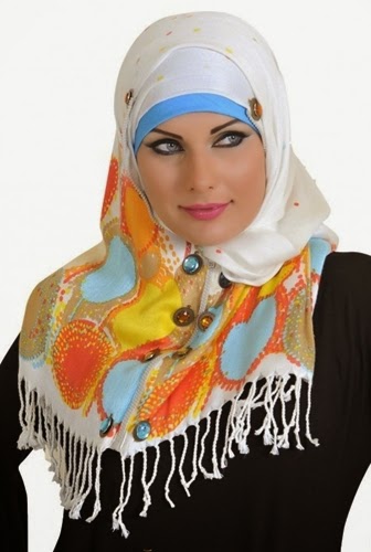 Latest Hijab Style DesignTrends & Tutorial For Girls 2015-2016 with Pictures (19)