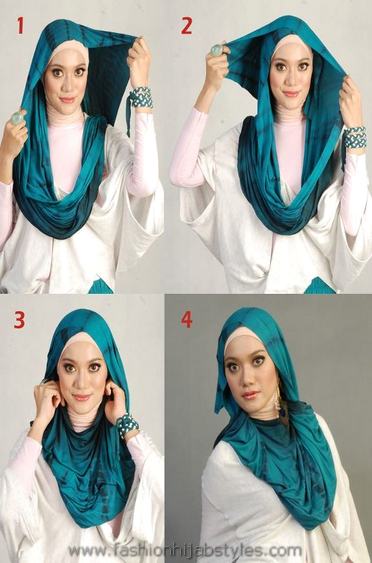 Latest Hijab Style DesignTrends & Tutorial For Girls 2015-2016 with Pictures (26)