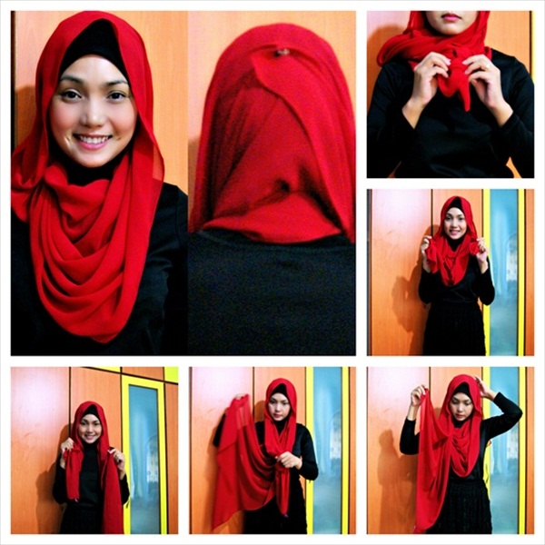 Latest Hijab Style DesignTrends & Tutorial For Girls 2015-2016 with Pictures (3)
