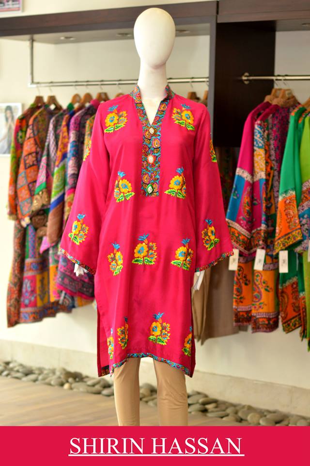 New Digital Kurtis & Suits By Shirin Hassan Winter Collection 2015 (7)