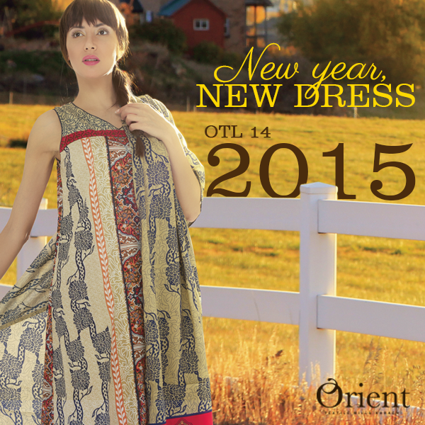 Orient Textile Latest Fall Winter Trendy Shawl Dress Series for Women 2014-2015 (10)