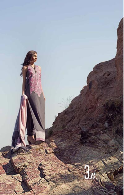 Sana Safinaz Latest Winter Shawls Collection Designer Ready Made Dresses for Women 2014-2015 (14)