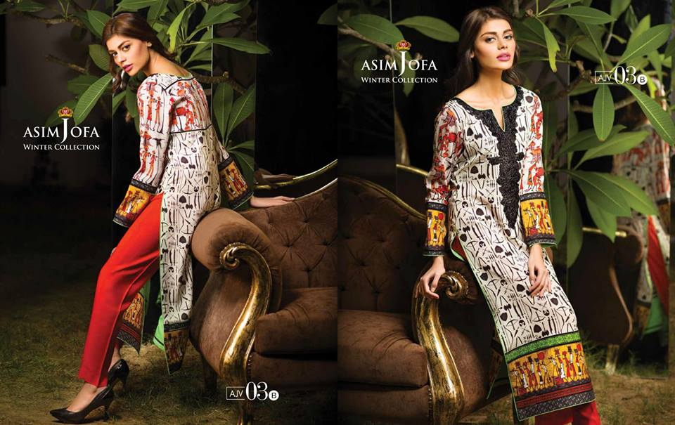 Asim Jofa Latest Winter Embroidered Dresses Collection for Women 2014-2015 (12)