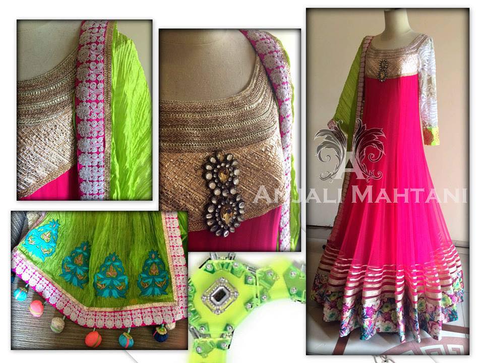 Latest Collection Asian fashion Long Pishwas Dresses & Anarkali Frocks for Women 2015-2016 (14)