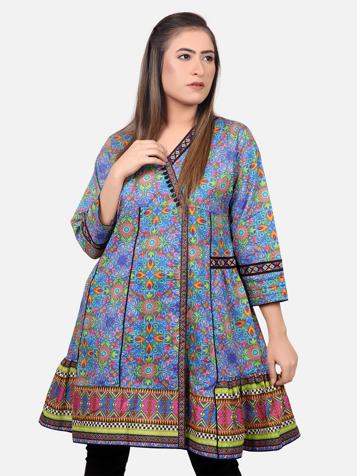 latest casual frock design 2018