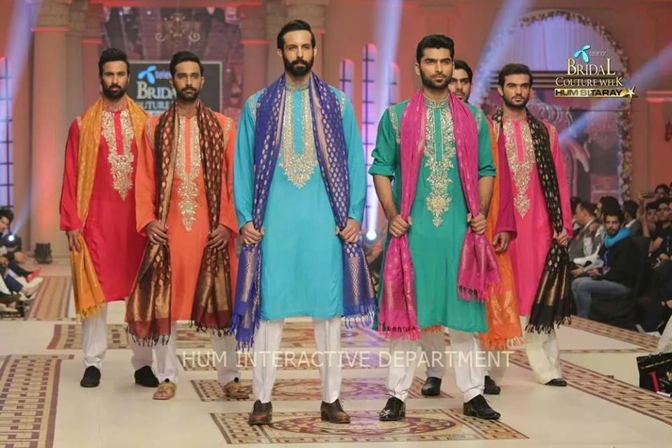 Umer Sayeed Bridal Collection,Telenor Bridal Couture Week 2014-2015  Famous Pakistani Designer Wedding Collections (4)