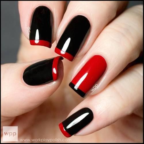 LOUBOUTIN INSPIRED NAIL ARTS - romantic nail art designsBest & Beautiful Nail Art Designs & Ideas to Spice up your Valentines Day (1)