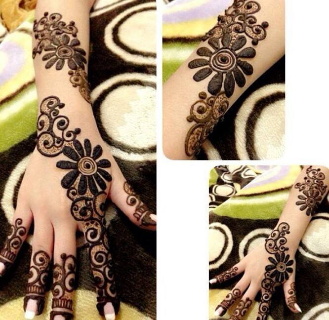 Stylish & Trendy Arabic Mehandi Designs Collection for Hands & Feet 2015-2016 (11)