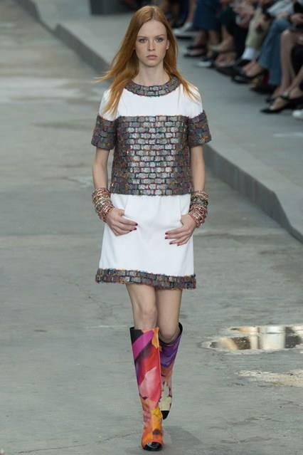 CHANEL Spring Summer Collection Haute Couture Fashion Show Ready To Wear Dresses 2015 (26)