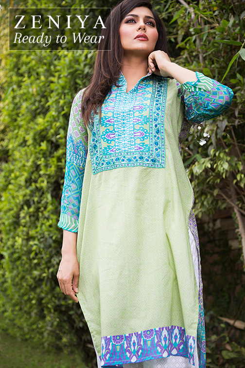 Zeniya Lawn Ready To Wear Dresses Summer Spring collection 2022