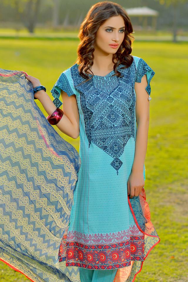 Colorful Printed & Embroidered Dresses by Nimsay Summer Collection 2015-2016 (21)