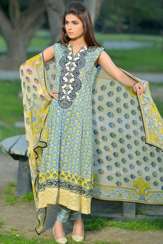 Colorful Printed & Embroidered Dresses by Nimsay Summer Collection 2015-2016 (23)