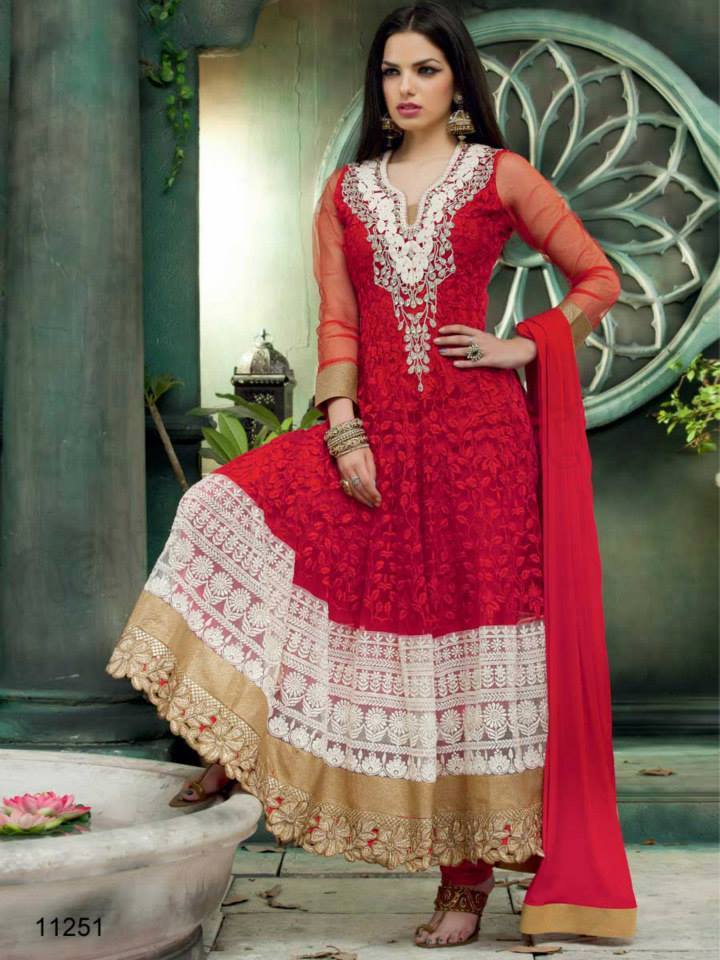 new fashion anarkali suit