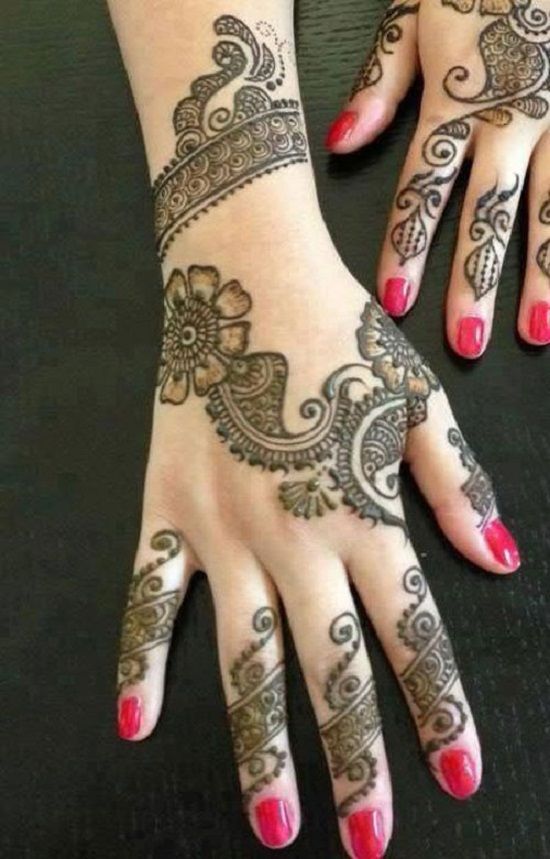 Latest Eid Mehndi Designs for Hands Feet Collection 2015-201 (7)