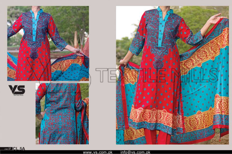 VS Textile Mills Vadiwala Classic Lawn Embroidered Chiffon Collection 2015-2016 (13)